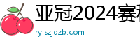 亚冠2024赛程